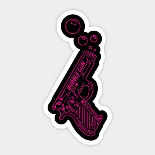 Bubble Gun Sticker